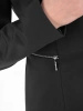 Elegancka czarna marynarka damska do sukienki – wysmuklające zaszewki i prosty krój 19042
