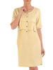 Letnia, przewiewna sukienka w kolorze żółtym 29649