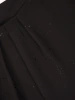 Czarna bluzka Plus Size z rękawami kimono, luźny fason – delikatnie połyskująca na lato 42053