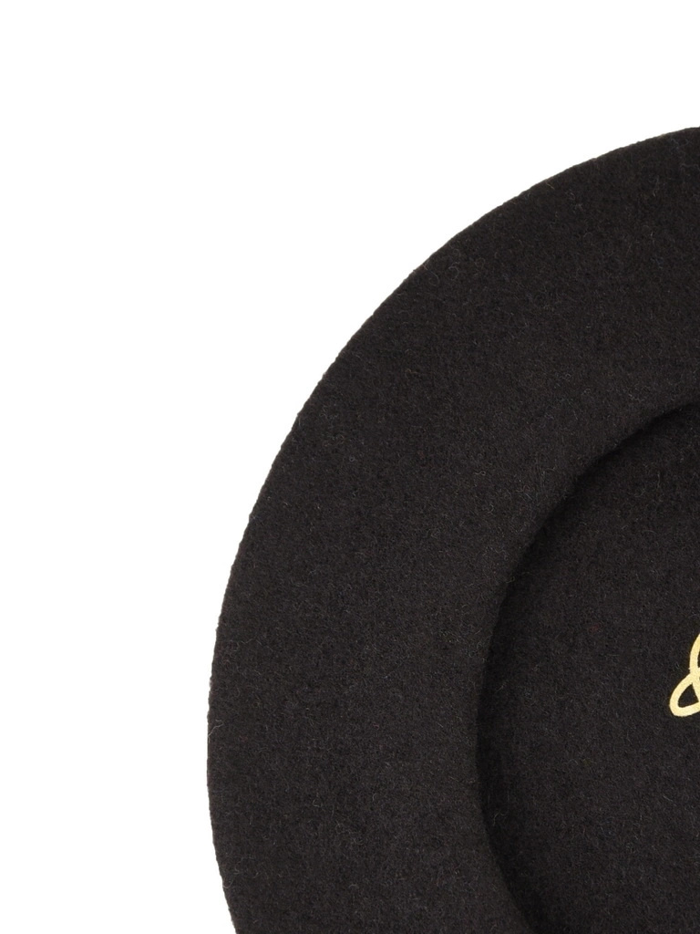 Klasyczny czarny beret damski z wełny merynosa – elegancki fason z antenką w stylu francuskim 40874