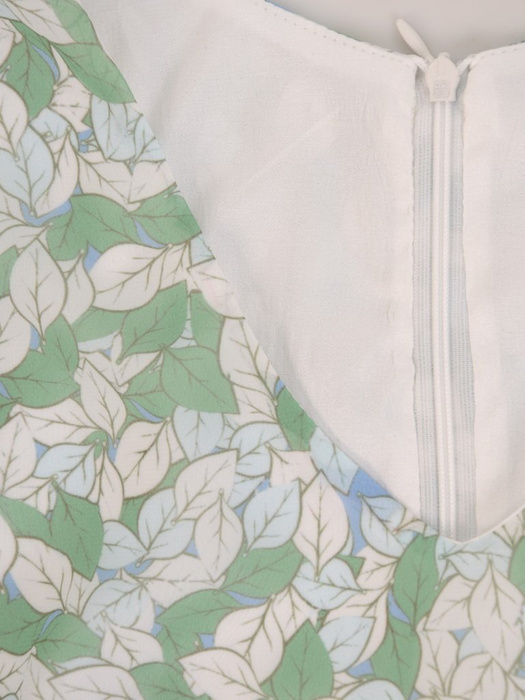 Sukienka z szyfonu, zwiewna kreacja z falbanami 25672