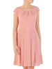 	Rozkloszowana sukienka, kreacja w kolorze pastelowego różu 33497