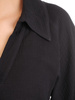 Bawełniana bluzka koszulowa z bufiastymi rękawami 31129