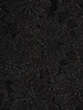 Czarna koronkowa sukienka, kreacja z ozdobnymi rękawami 27881