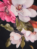 Prosta sukienka w kwiaty, elegancka kreacja w nasyconych kolorach 19536