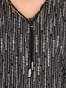 Szyfonowa bluzka damska z ozdobnym dekoltem 32347